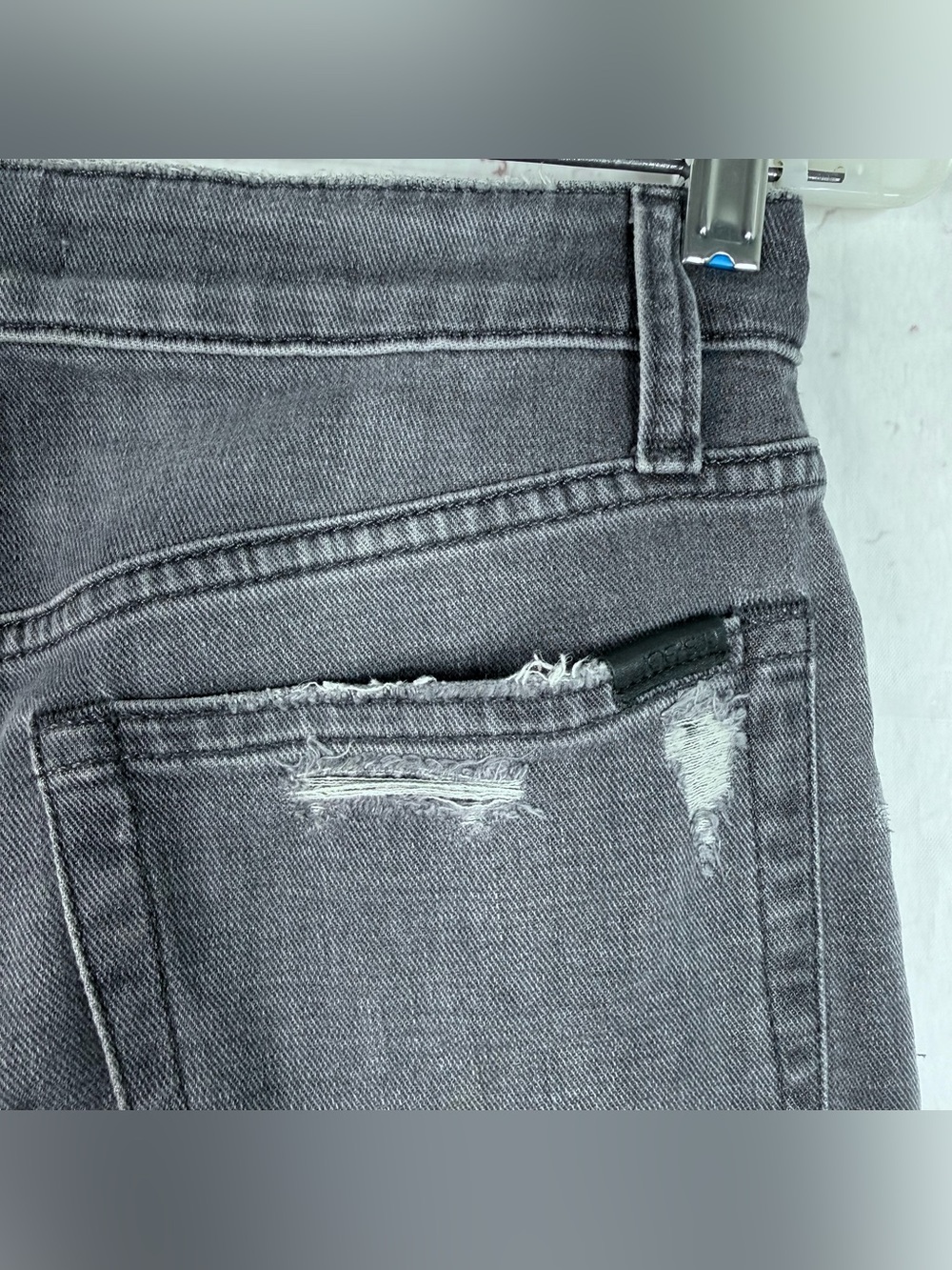 JOE’S JEANS Charlie High Rise Skinny Ankle Distressed Sz 27 Waist 28” Denim Jean - Picture 14 of 16